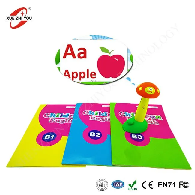 Parlant de ploma parlant amb llibres de so en anglès