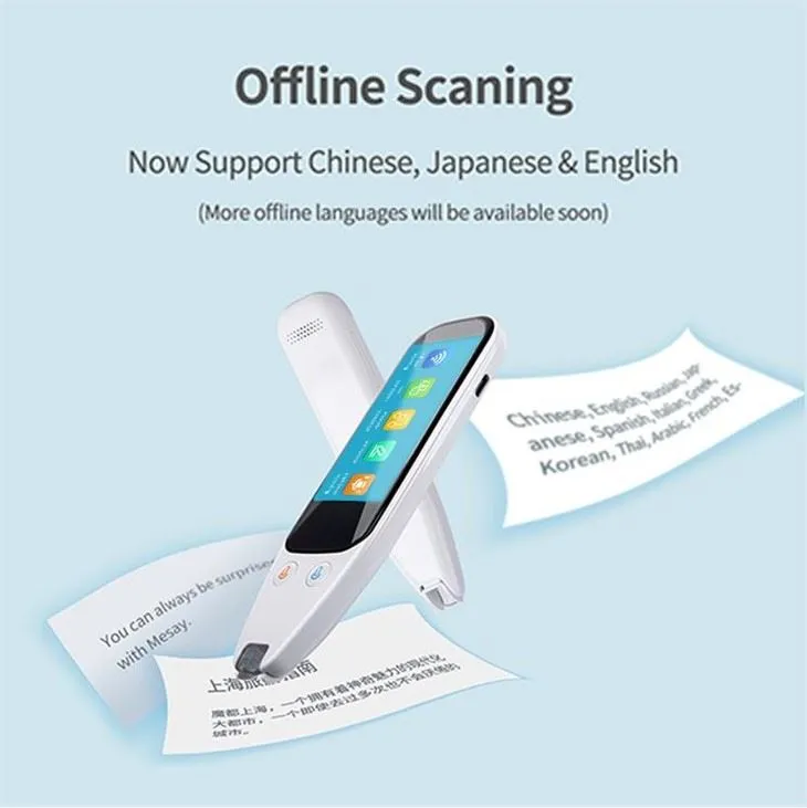 Bolígraf de traducció intel·ligent portàtil per a 112 idiomes